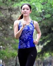 跑步美女